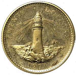 20 DOLARES ISLAS BAHAMAS. AÑO 1972