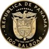 Moneda Oro VASCO NUÑEZ DE BALBOA - PANAMA 8.16 gramos