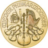 Moneda de Oro Filarmónica Viena, 1/4 Oz de Oro, Varios Años 7.77 gramos