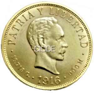 10 Pesos República De Cuba 1916