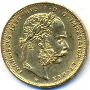 8 Florines/20 Francos Francisco Jose I Austria
