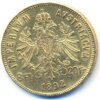 8 Florines/20 Francos Francisco Jose I Austria - Imagen 2