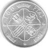 Moneda Plata 100 Pesetas Francisco Franco / 19 gr - Imagen 2