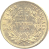 20 FRANCOS. FRANCIA. 5,81 GR. ORO.  LUIS NAPOLEON