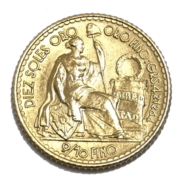Moneda Oro 10 Soles Peru Varios Años