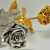 Exclusiva  Rosa Bañada En Oro 24 Kilates. - Imagen 3
