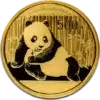 Moneda Onza de oro 31.10 gramos Panda Chino 2015