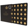 Maple Leaf Pack / Set 25 X 1 Grs. Oro. Año 2021