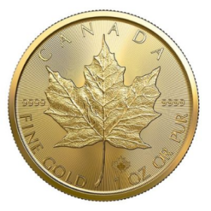 Maple de Oro 50$ Canadá 31,10 Grs. (Varios Años)