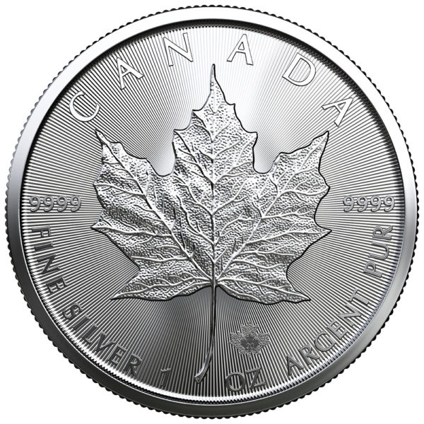 Onza Plata Maple Leaf Canada. Varios Años