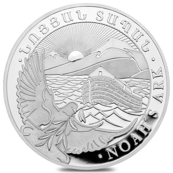 Moneda Onza Plata Arca de Noe /31.10 Gramos Varios años