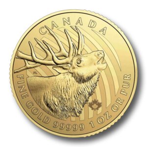 Maple Oro. 200 $.2017.Canada 31,10 Grs.Serie Animales Salvajes. Elk Gold