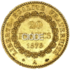 20 Francos. Francia. 5,81 Gr. Oro. Angel - Imagen 2