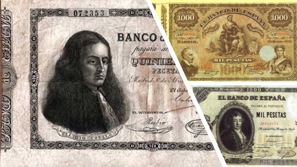 los billetes antiguos espanoles