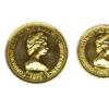 Colección 4 monedas Oro Independencia de Islas Bahamas año 1974 Caja Original - Imagen 2