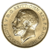 Moneda de Oro Medio Soberano 1/2 Libra Esterlina varios años.