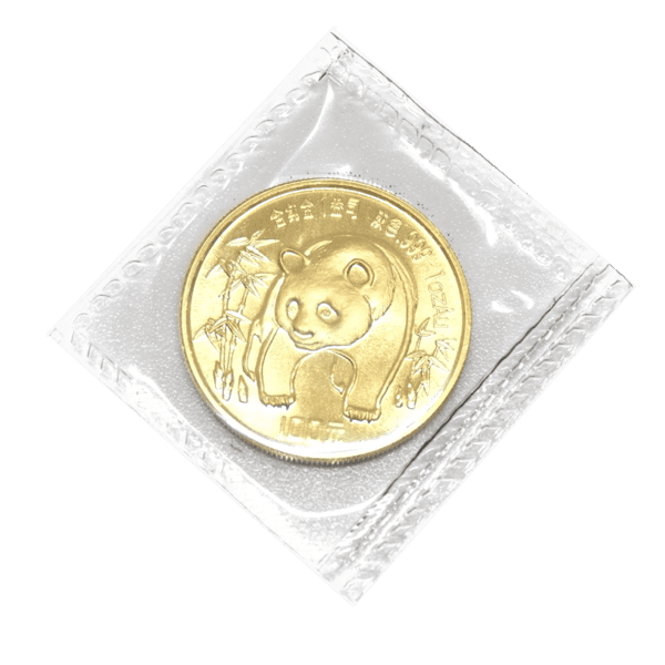 Moneda de oro Panda Chino 1 Onza de oro 1986