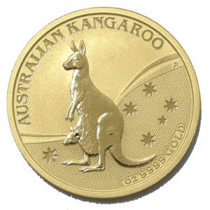 Moneda 1 Onza oro Canguro Año 2009 Australia Nugget