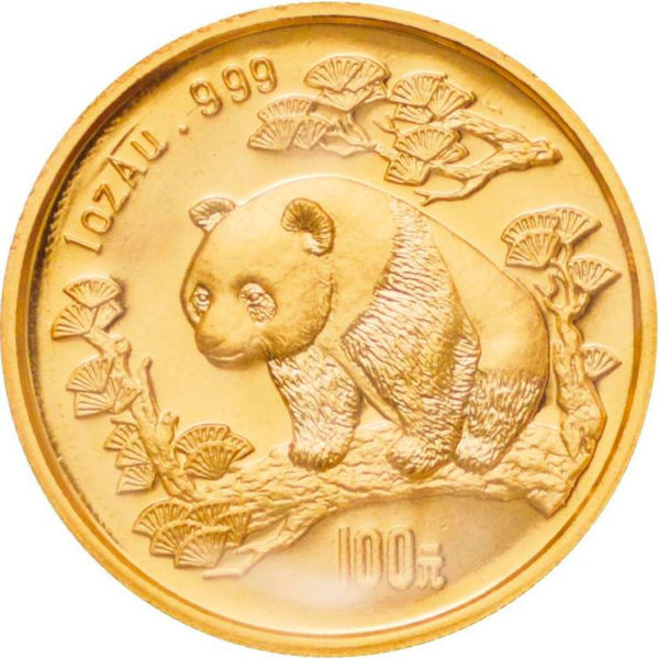 Moneda de oro Panda Chino 1 Onza de oro 1997