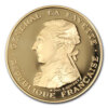 Moneda oro 100 Francos República Francesa La Fayette 1987