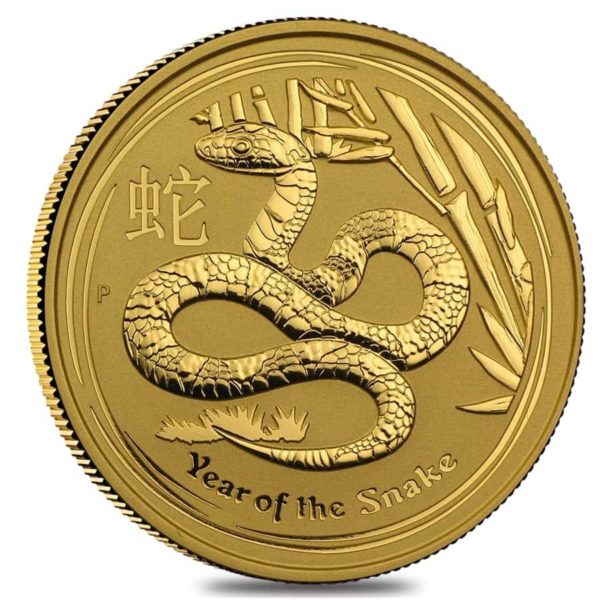 Moneda 2 Onzas de oro 200 dollares año lunar de la SERPIENTE 2013 AUSTRALIA