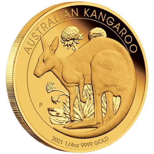 Moneda 1/4 Onza de oro CANGURO 25 dólares Varios Años AUSTRALIA