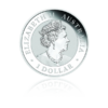 Moneda De 1 Onza/31.10 Gramos Plata Kookaburra. Año 2022