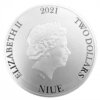 Moneda 1 Onza / 31.10 g / Plata / BITCOIN / Niue 2021