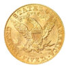 Moneda de Oro 5 Dolares Estados Unidos 1885