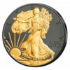 Moneda 1 Onza / 31.10 Gramos / Aguila Americana / Rutenio Negro / 2020