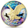 Moneda de plata 1 Onza 31.10 Gramos Aguila Americana UNICORNIO