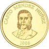 Moneda oro 34.55 g 100 Ecus Casto Mendez Nuñez 1996 España