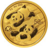 Moneda Panda Chino 50 Yuanes 3 gramos de oro 2022