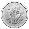 Moneda 2 Oz Plata Hombre Lobo 62.41 Gramos