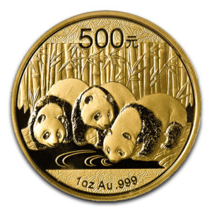 Moneda de oro Panda Chino 1 Onza de oro 2013