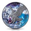 Moneda de plata 1 Onza 31.10 Gramos Aguila Americana TIGRE