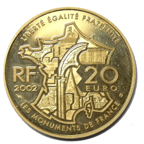 Moneda Oro 20 Euros Francia 2022- 17 gramos