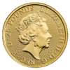 Moneda 1/4 Onza de oro Leonde Inglaterra /7,77 Gramos / 25 Libras Serie Bestias de la Reina 2022
