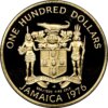 Moneda 7.83 Gramos 100 Dolares / Admiral Horatio Nelson / Jamaica 1976