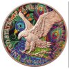 Moneda de plata 1 Onza 31.10 Gramos Aguila Americana PAVO REAL