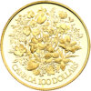 Moneda 16.96 Gramos 100 Dolares 25 Aniversario Canadá 1952-1977