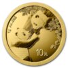 Moneda Panda Chino 10 Yuanes 1 gramo de oro 2023