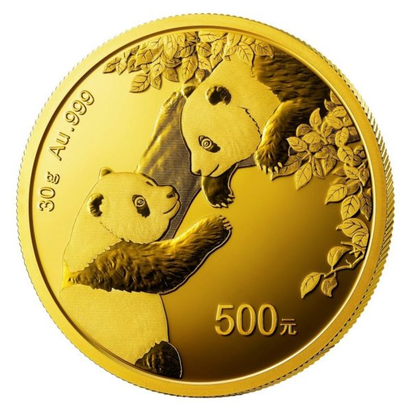 Moneda Panda Chino 50 Yuanes 3 gramos de oro 2023