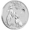 Moneda 2 Onzas Plata 62,27gramos Año Conejo Serie lunar III Australia 2023