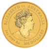 Moneda 2 Onzas de oro 62.207 Gramos 200 dólares año lunar del CONEJO 2023 AUSTRALIA