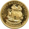 Moneda Oro 50 Dolares 1972 ISLAS BAHAMAS
