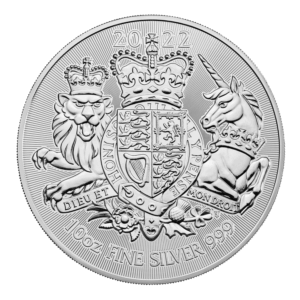 Moneda de Plata 10 Onzas Royal Arms - 311 gramos Plata 999