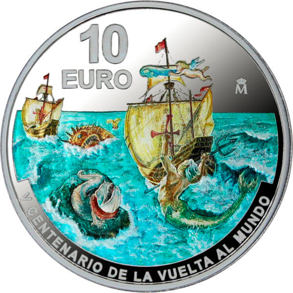 Moneda Plata V CENTENARIO VUELTA AL MUNDO (2020) 8 REALES