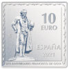 Moneda de plata 10 EUROS 275 ANIVERSARIO DE GOYA (2021) QUITASOL
