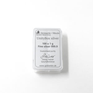 UNITY BOX 100 Grs X 1 Grs De Plata 100 Grs. Marca Heimerle & Meule